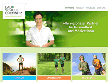 Tablet Screenshot of laufschule-chemnitz.de